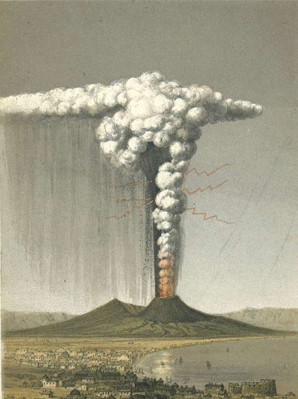 Mount Vesuvius 1822 Eruption