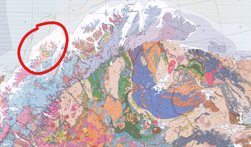 Norwegian Geological Map