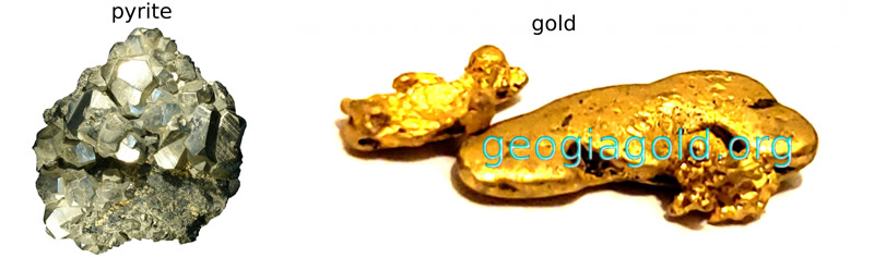 Gold Pyrite Comparison