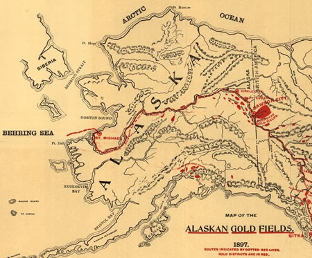 Alaskan Gold Map