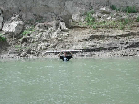 In the Genesee River