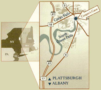 Coover's Cave map