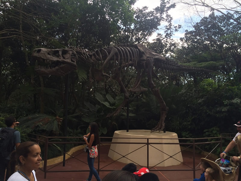 Rare Look at Repainting of Aladar Iguanodon at DINOSAUR Entrance in  Disney's Animal Kingdom