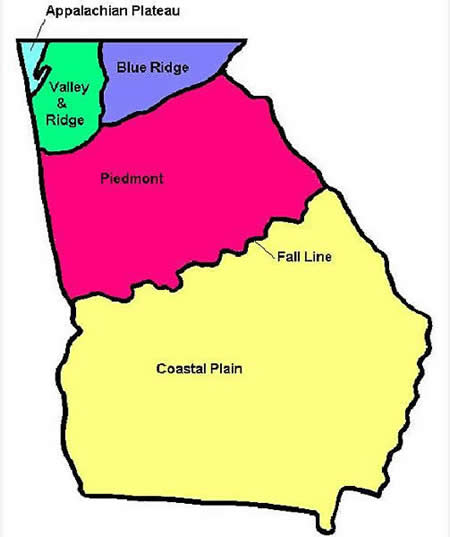 Georgia Geologic Regions