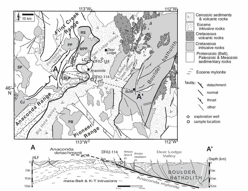 Big Hole National Battlefield Geologic Map